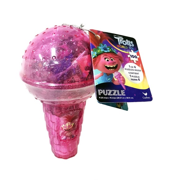 🎤 [2/$20] [BRAND NEW] TROLLS WORLD TOUR KIDS 100 PIECE PUZZLE 1 OF 4 PUZZLES 🎤 - Picture 1 of 7
